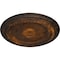 Ekena Millwork Carlsbad Ceiling Medallion (Fits Canopies up to 5 1/2"), Hand-Painted Rust, 31 1/8"OD x 1 1/2"P CM31CARUS - alternate 2